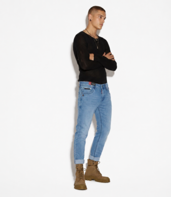 Premium Light Blue Slim Fit Denim in Bangladesh