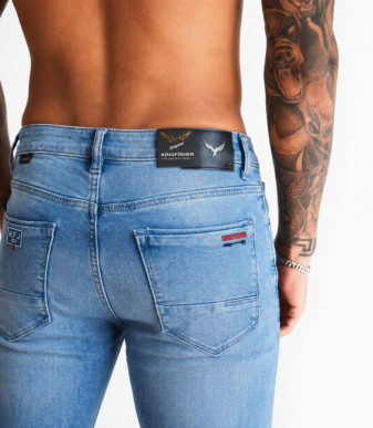 Premium Light Blue Slim Fit Denim in Bangladesh Premium Light Blue Slim Fit Denim in Bangladesh
