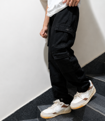 Premium Black Baggy Denim BD