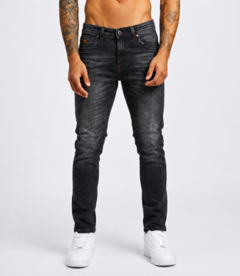 Ash black slim fit denim pant CODE-K027