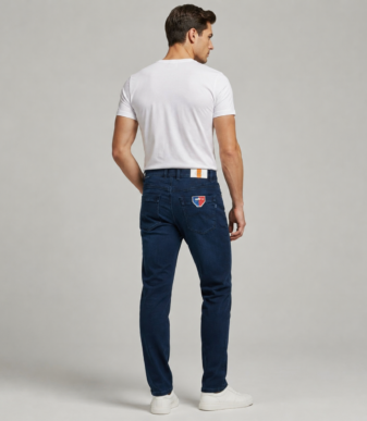 Knit premium denim pant for men CODE-DOF43