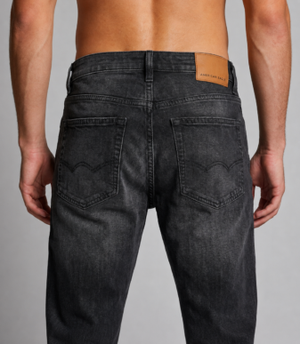 Ash black denim pant for men CODE-A089
