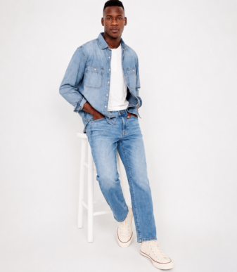 Premium Sky Blue Denim Jeans – CODE-A098
