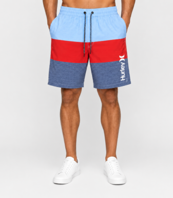 Hurley Color Block Swim Shorts for Men