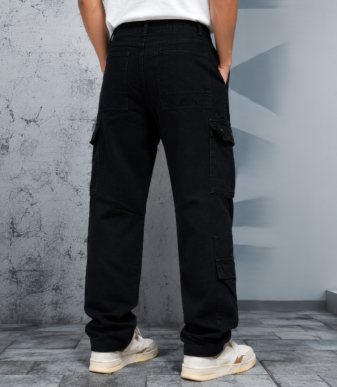 j081 Premium Black Baggy Denim BD
