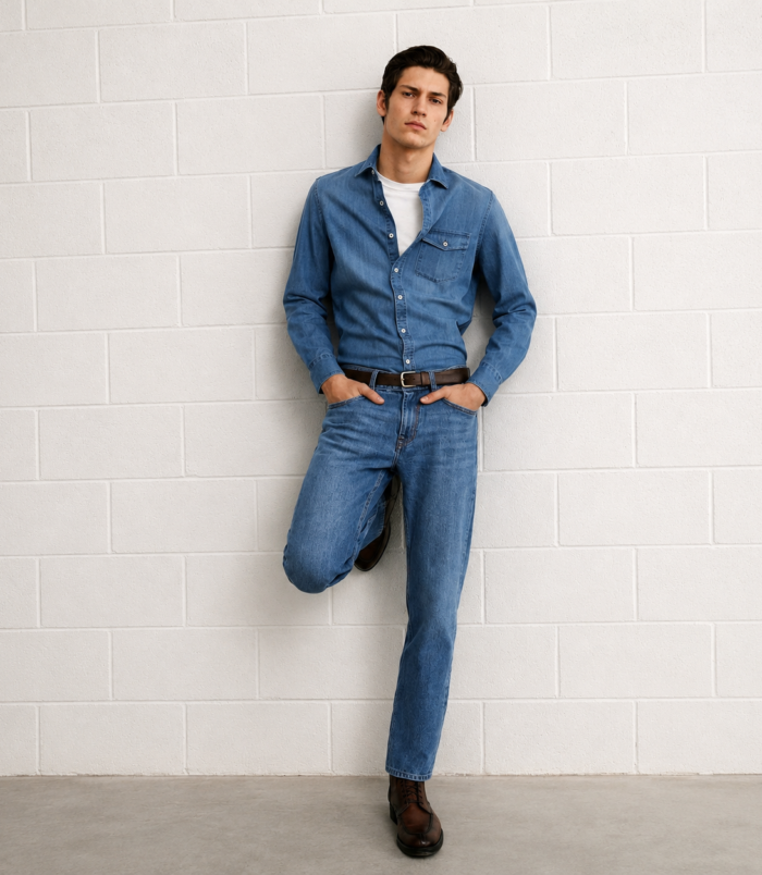 Premium Light Blue Denim BD